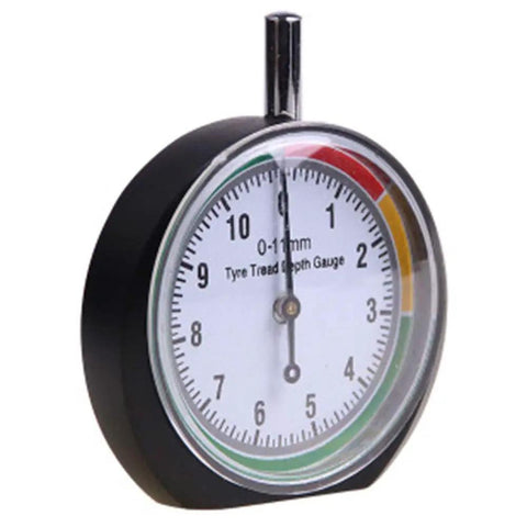 Slick Stainless Steel Tire Tread Depth Gauge delivering dead on accuracy, zero to eleven millimeter range, compact size for quick checks.