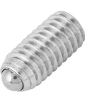 Tough As Nails Stainless Steel Spring Ball Plunger Screws 20 Piece Kit M3 X 8mm, individual plunger screw showing metal ball end.