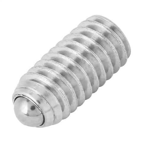 Tough As Nails Stainless Steel Spring Ball Plunger Screws 20 Piece Kit M3 X 8mm, individual plunger screw showing metal ball end.