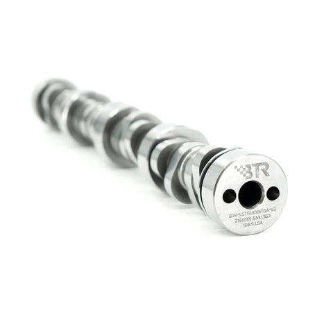 Stage 4 Heavy Duty Truck LS Camshaft Kit With Beehive Springs LS7 Lifters, detailed view of camshaft length and material.