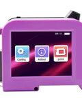 Compact Handheld Label Printer For Bottle Caps And Packaging with touchscreen for easy operation, portable cordless design.