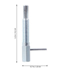 Stainless Steel Self Locking Plunger Pins With Durable Spring Rod Quick Release Handle Dead Nuts Secure Indexing Latch, 1.6 in long.