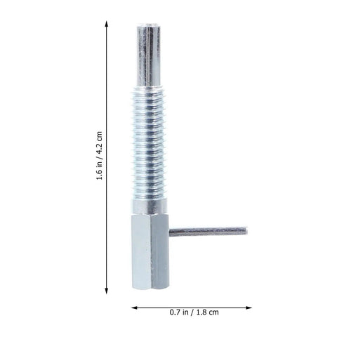 Stainless Steel Self Locking Plunger Pins With Durable Spring Rod Quick Release Handle Dead Nuts Secure Indexing Latch, 1.6 in long.