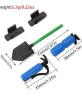 Epic One To Ten Scale Rc Trail Truck Accessory Featuring Tough Simulation Fire Extinguisher And Military Grade Recovery Shovel In Badass Green, showing realistic shovel and fire extinguisher details.