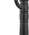 Heritage Vessel Sink Faucet With Optional Cover Plate In Oil Rubbed Bronze, Drip Free Washerless Cartridge, side view.