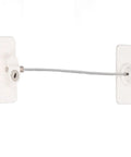 360 Degree Rotatable Childproof Window Lock With Non Mark Adhesive, Easy Install Safety Lock For Cabinets, Fridges, and Drawers, White