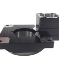 Battle Ready Flange Mount Dg Series Hollow Rotary Actuator Cnc Rotary Table For Servo Motor showing a solid steel body with mounting holes.
