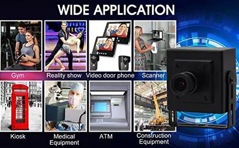 Mini HD USB Camera With Metal Case For Computer And Machine Vision 1MP 1080P Web Cam USB 2.0 UVC 30FPS Tiny Embedded Camera applications