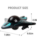 Biomimetic Devil Fish Inspired Six Channel Waterproof RC Boat With WiFi Phone Control And Built In Camera dimensions