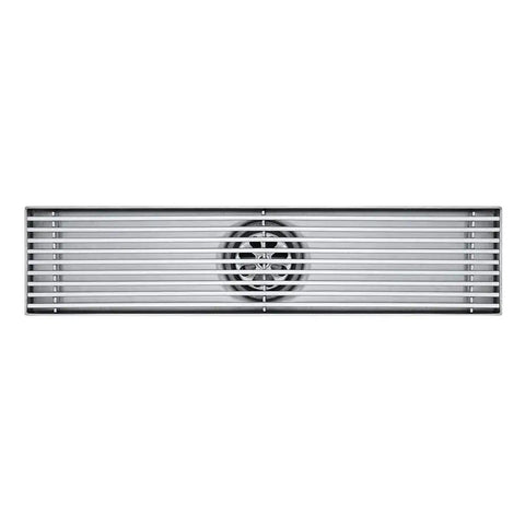 Badass Linear Shower Drain With Airtight Deodorizer Gasket And Slick Chrome Face For Bathrooms Garages And Basements plug and play rectangular 304 stainless steel floor waste grate with lift off cover
