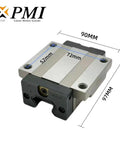 MSA30E Linear Guide Bearing Slider Block MSA30ESSFC Carriage For CO2 Laser Engraving Cutting Machine with dimensions.
