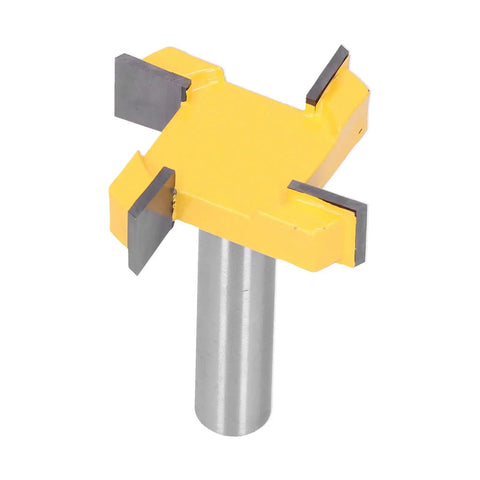 Sick New Anti Rebound Surfacing Router Bit With Smooth PTFE Coating For Flattening Wood Slabs And Acrylics On CNC Machines, 4 Flute cutter.