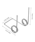 Top Tier Small Compression Springs For Electric Kettles Stainless Steel Coil Kit Universal Size Replacement Ensure Smooth Hot Water Operation With Enhanced Safety and Reliable Performance Right Out Of The Box. stainless steel spring kit, 1.9cm tall
