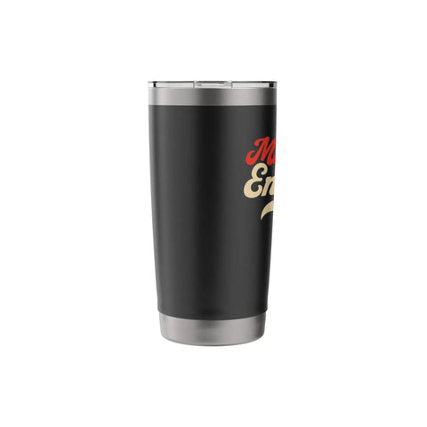 Mechanical Engineer Graduation Gift 2026 Stainless Steel Insulated Tumbler with black finish and leak-proof lid