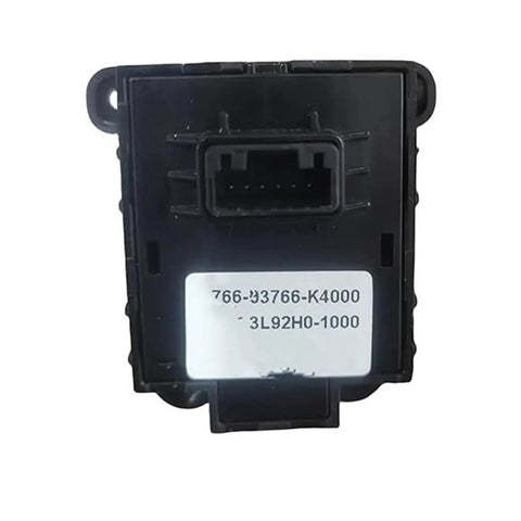 Rock Solid Electronic Parking Brake Switch Direct Fit 2022 Hyundai Kona Ev Sel Os Epb Handbutton 93766K4000 3Y82H01000 back view of connector
