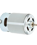 Real RS550 Electric Motor 22000 RPM High Spin Brushed DC Motor For Cordless Drills, showing a close-up of the motor's silver housing.