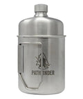 Stainless Steel Nesting Cup And M34 Scout Canteen Set For Camping And Hiking, durable 304 single wall bushcraft essentials