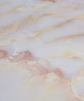 Close-up of Pink Marble Peel And Stick Contact Paper Matte Finish, Waterproof And Oil Proof Self Adhesive Wallpaper 17.71 By 78.74 Inches
