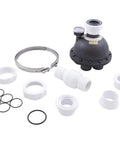 Caretaker Complete 5 Port Water Valve For Pool Cleaner Replacement Part Perfect For In Floor Cleaning Systems Easy Install No Fuss Setup Keeps Your Pool Running Smooth This Season Durable 8x9 Inch Valve shown with parts and fittings