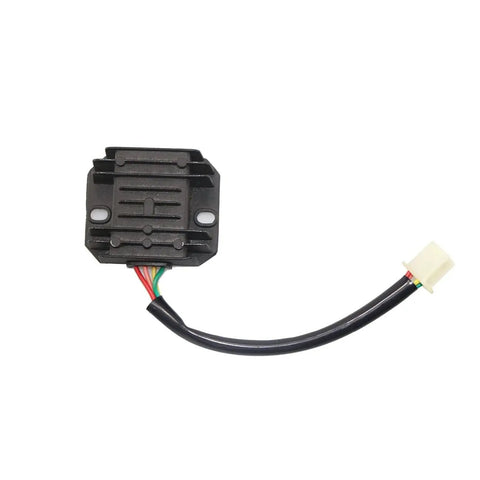 Regulator rectifier from GY6 Full Electric Wiring Harness Kit Plug And Play With CDI Coil And Solenoid For 125cc 150cc 200cc 250cc ATVs