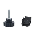 Four Sets 2020 Aluminum Extrusion Profile Connector Kit Black For Heavy Duty DIY Frames Featuring Flexible Hinge Connectors Handles Nuts And Screws For Custom Builds And Projects, black hinge and knob set