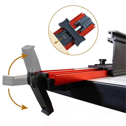24 Inch Straight Edge Guide Clamp With Band Saw Fence For Realistic Precise Pro Grade Straight Cuts In Woodworking Projects