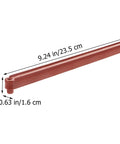 Bottom Mount Drawer Slides 235mm Pack Of 2 For Cabinets Dressers Wardrobes Soft Close Track Guides With Feet Easy Install Durable