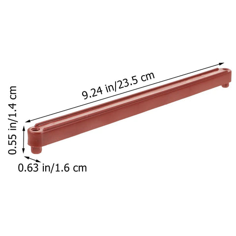 Bottom Mount Drawer Slides 235mm Pack Of 2 For Cabinets Dressers Wardrobes Soft Close Track Guides With Feet Easy Install Durable