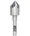 Ivy Classic 3/8in M2 HSS countersink, 5-flute, 82° point, front view