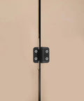 Torque Hinge For Cabinet Doors Alipis Compact Alloy Self Closing Hinge installed on cabinet with smooth zinc alloy construction
