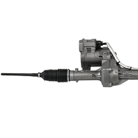 Side view of Complete Electric Power Steering Rack And Pinion Assembly Replacement For Ford Explorer 2013 2014 2015 2016 Plug And Play Kit