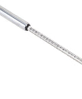 Pencil Tire Pressure Gauge 2 To 20 PSI With Built In Deflator Heavy Duty Stainless Steel Single Head Air Chuck showing scale