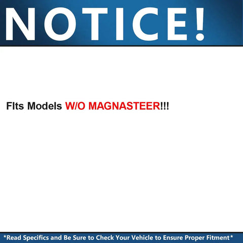 Notice about power steering rack and pinion assembly replacement drop in for Chevy Impala Monte Carlo Pontiac Grand Prix or Buick.