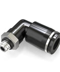 6mm Tube OD To M5 Male Elbow Push To Connect Pneumatic Fittings, 90 Degree Quick Connect, Copper And Plastic Build