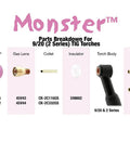 Parts breakdown for TIG Torches, including Pro Grade Ceramic Alumina TIG Cup Gas Nozzle, Size 14, components shown.
