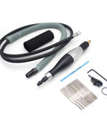 Heavy Duty Pneumatic Ultrasonic Grinding Machine And Air Die Grinder Polisher components including hoses, tool head, and accessories.