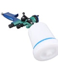 This Savage HVLP Spray Gun Slays On Cabinets And Cars With A 600ml Cup And 1.3mm Nozzle, featuring an ergonomic grip and adjustable settings.
