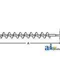 Diagram of auger grain conveyor replacement part for farm gear heavy duty aftermarket upgrade easy install durable grain handling solution.