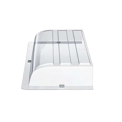 Side view of Magnetic Vent Air Deflector For Ceilings And Walls, 11 Inch Wide, Fits 10 Inch Ducts, Low Profile 6 Inch Long 1.2 Inch Tall, 2 Pack