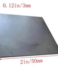 Premium Graphite Electrode Plates Pack Of 15 In 2 By 0.8 By 0.12 Inches With 99.9 Percent Purity For EDM Electrolysis Molds Heaters