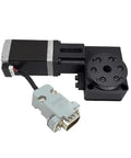 Motorized Rotary Positioning Stage with Precision Electric Rotary Table Worm Gear Drive, 30mm Indexing Plate, 360 Degree Rotation