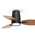 30 Inch Ceiling Fan With Lights And Remote Control, Quiet DC Motor, Three Color Temperature LED Light, Reversible Blades shown