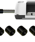 Kimalab rubber wheel rollers for Cricut Maker; pack of 4 black rubber wheels for roller repair