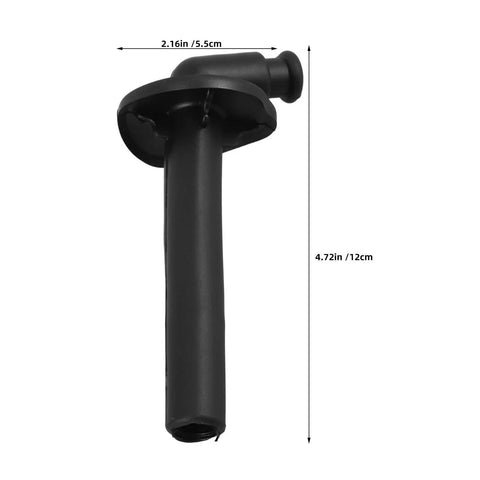 Premium Black Plastic Heat Shield Sleeve Spark Plug Boot Protector Caps For Cbr400 Motorcycle Engine Wire High Temp Silicone Gaskets Easy Install, 12cm