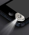 Ultra Compact Stick On LED Thumb Light That Turns Keys, Tools, Cabinets, Leashes And More Into A Bright Flashlight With Water Resistant Design