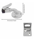 Top Notch Marine Door Stopper With 90 Degree Holder And Rubber Tip For Boats Rvs Campers To Keep Doors Locked Stable Using Durable Stainless Steel. 6cm and 9.4cm measurements