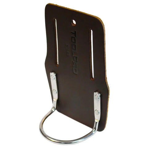 Oil-Tanned Hammer Holder For Drywall Tools And Fasteners Like Hammers, Pliers, And Screws, Premium Top-Grain Leather With Flexible Cradle Design