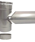 Built Tough 316 Stainless Steel Chimney Liner Tee Kit With Heavy Duty Insulation Blanket And Smooth Flex Connector For Masonry Chimneys 6 Inch By 25 Feet UL1777 Certified No Fuss Diy Install - polished stainless steel flue connector.