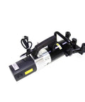 Heavy Duty Electric Rebar Bender Semi Automatic Steel Rod Spiral Bending Machine Max Bend Size 32mm plugged in with a handle.