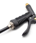 High Pressure Industrial Cleaning Sprayer For Lathe And Machinery, Heavy Duty Water Gun With Stainless Steel Joint And Durable Polyurethane Tube, Temperature Range Minus Fifteen To Sixty Five Celsius, Built For Pro Grade Shops, black nozzle with hose